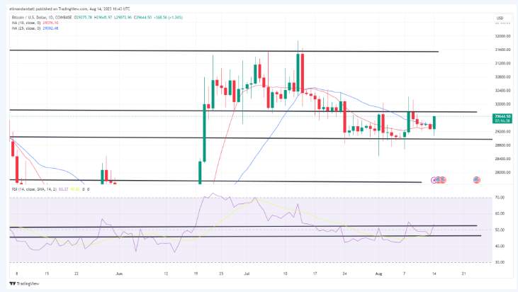 Giá Coin hôm nay 15/08: Bitcoin tiếp tục dao động dưới $ 29.500, altcoin và chứng khoán Mỹ khởi sắc
