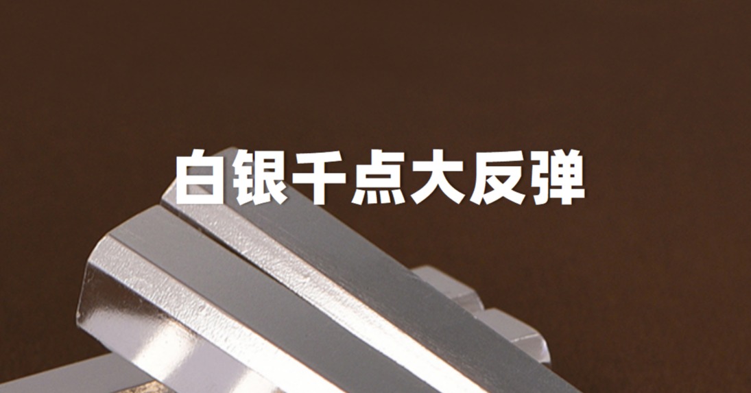 美元指数高频震荡,白银狂飙千点