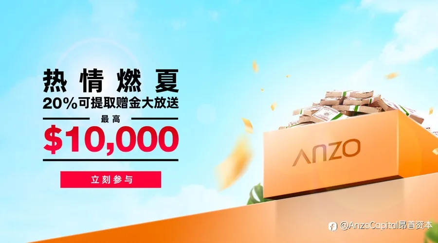 夏季奢享：“热情燃夏，20%可提取赠金大放送”震撼来袭！