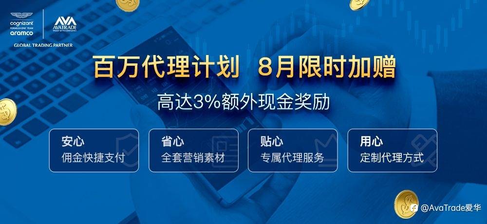 AvaTrade爱华8月代理扶持计划升级 百万奖励限时加赠