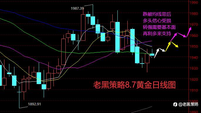老黑策略：8.7外汇、黄金、原油分析策略