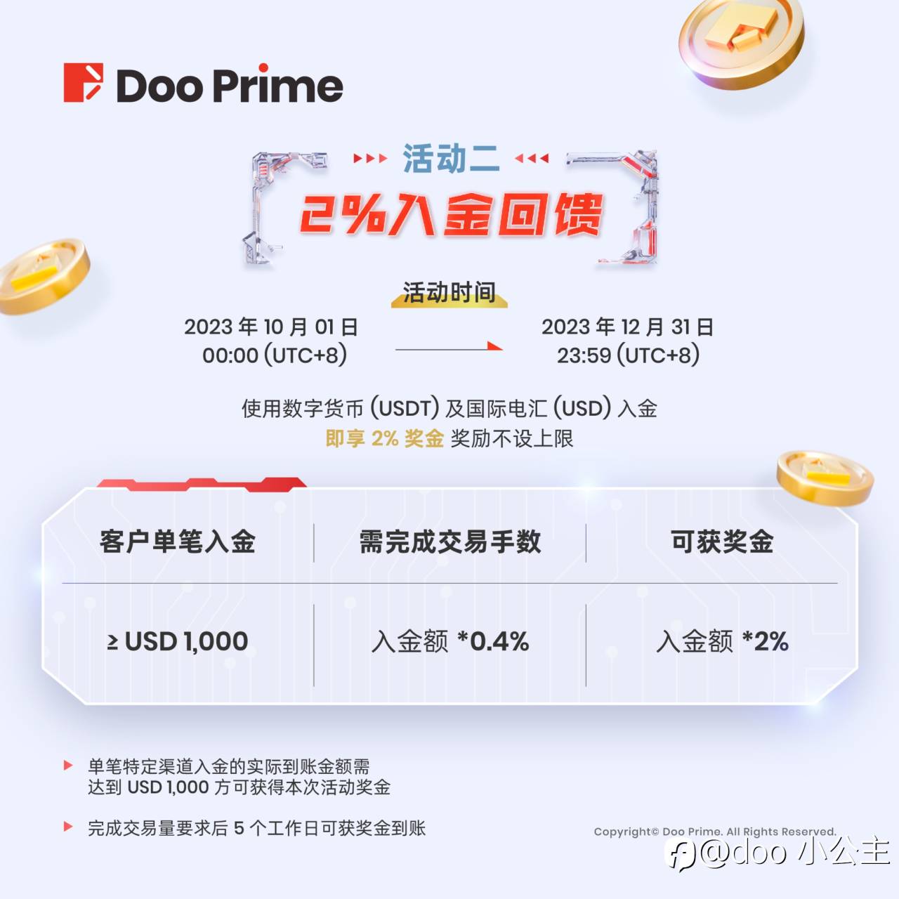 Doo Group 九周年呈献:“金”牌客户回馈活动震撼来袭,与您开启三重黄金惊喜