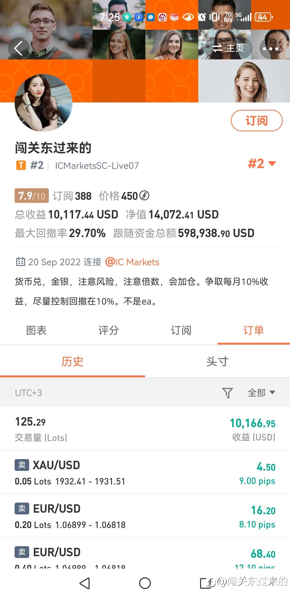 一年账号的初级心态