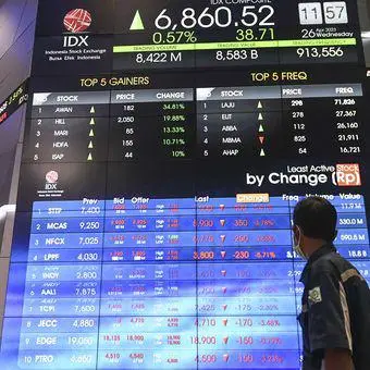 IHSG Melaju di Zona Hijau, Rupiah Dekati Level Rp 15.400 Per Dollar AS