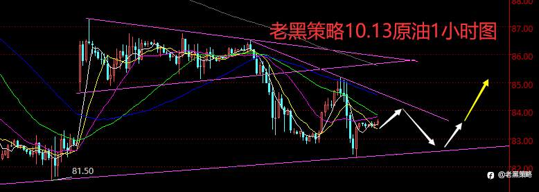 ​老黑策略：10.13外汇、黄金、原油分析策略