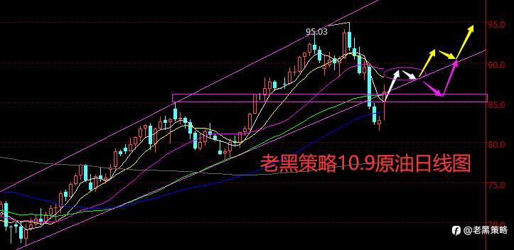 老黑策略：10.9外汇、黄金、原油分析策略
