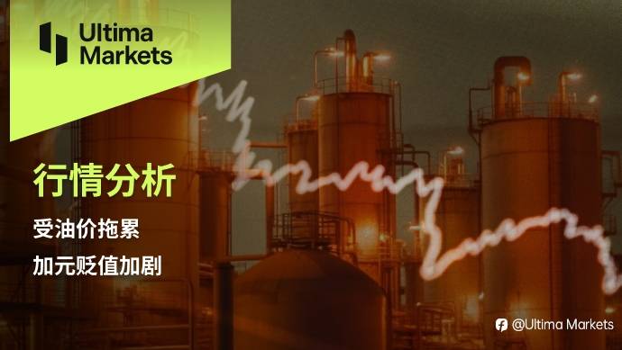 Ultima Markets：【行情分析】受油价拖累，加元贬值加剧