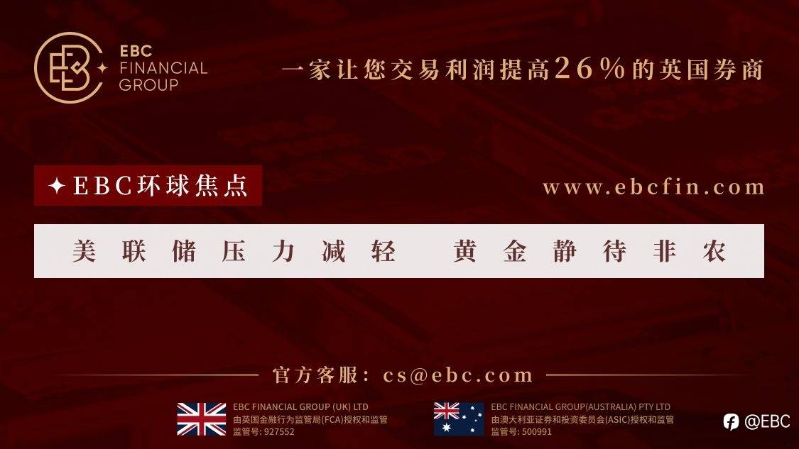 EBC环球焦点|美联储压力减轻 黄金静待非农
