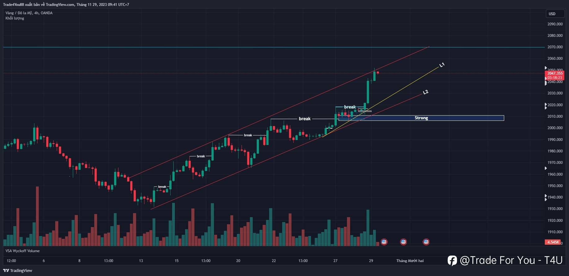 Nhận định Vàng 29/11