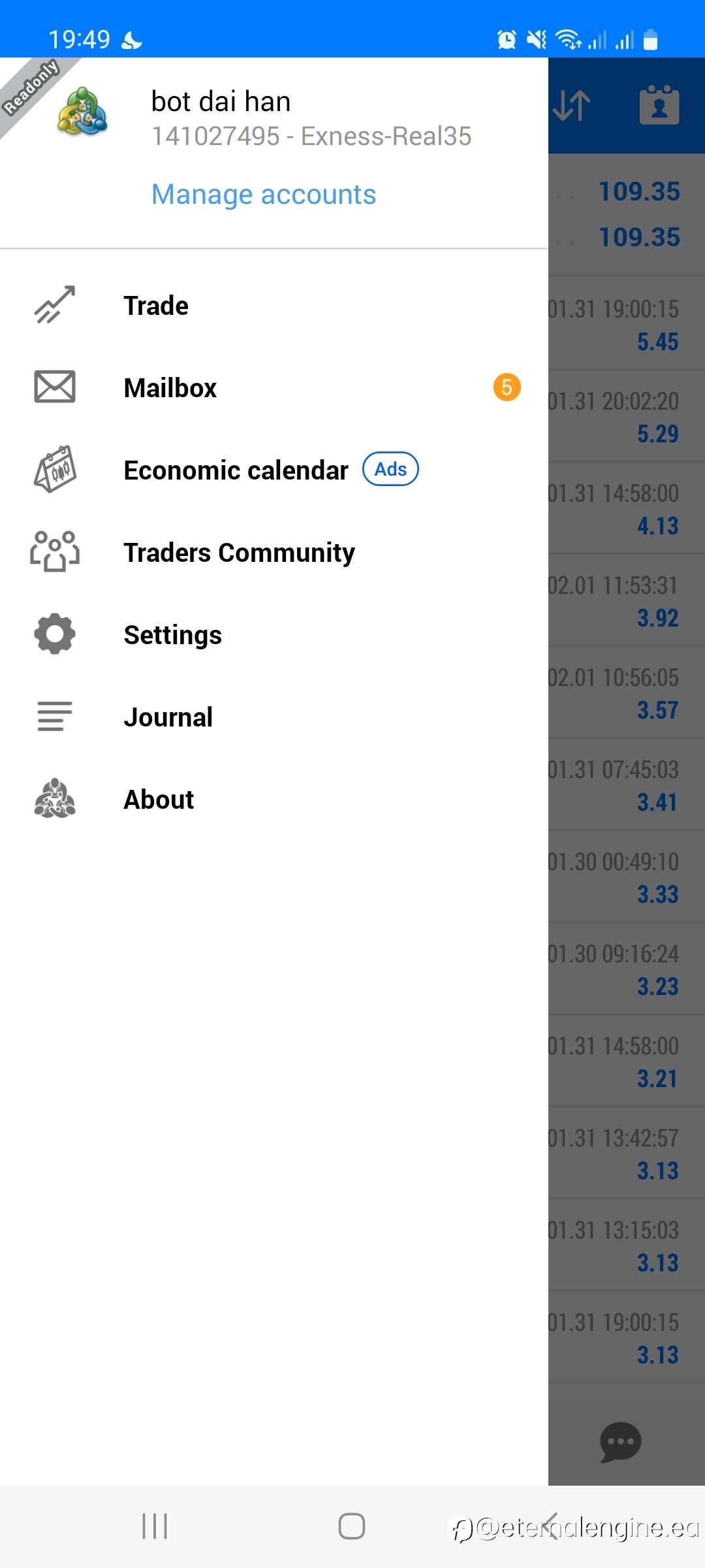 Quick recap recently trade