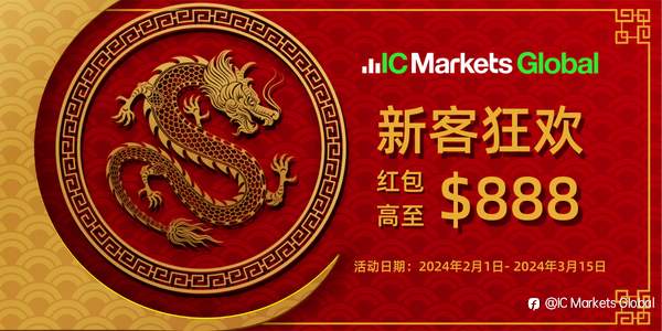 IC Markets Global:新客巨献 $888红包等您拿!