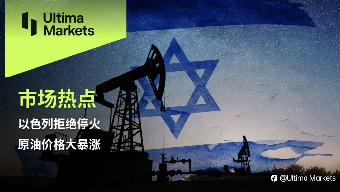 Ultima Markets: 【市场热点】以色列拒绝停火,原油价格大暴涨