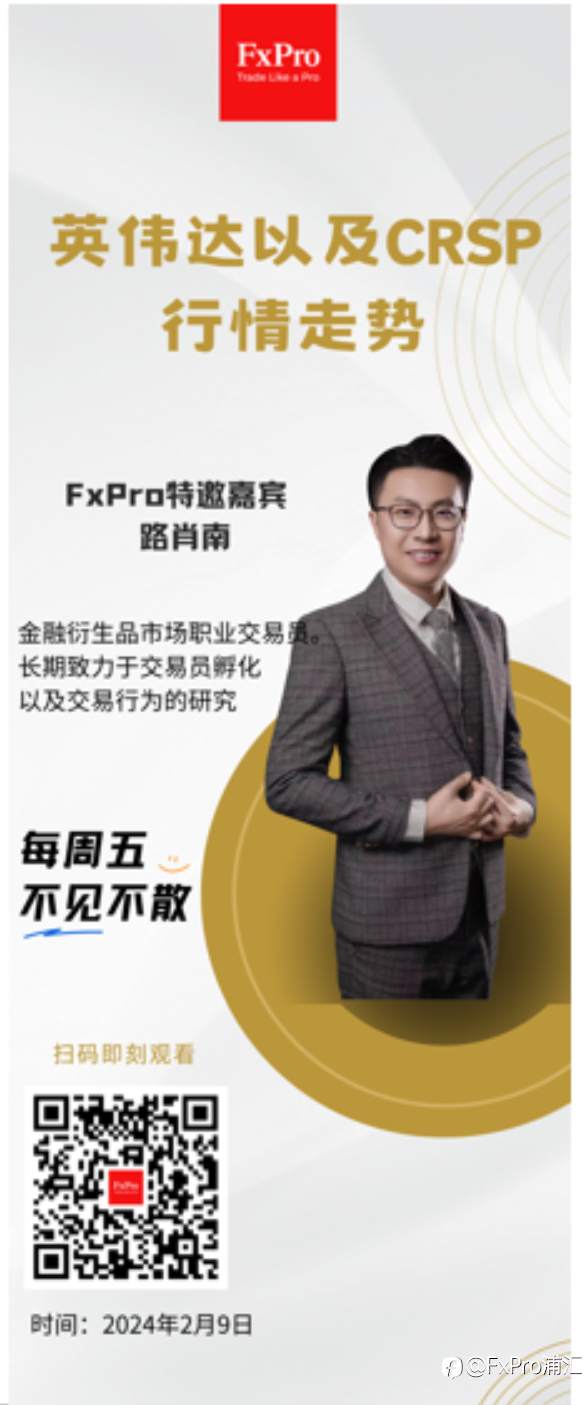 FxPro本周小视频：英伟达以及CRSP行情走势