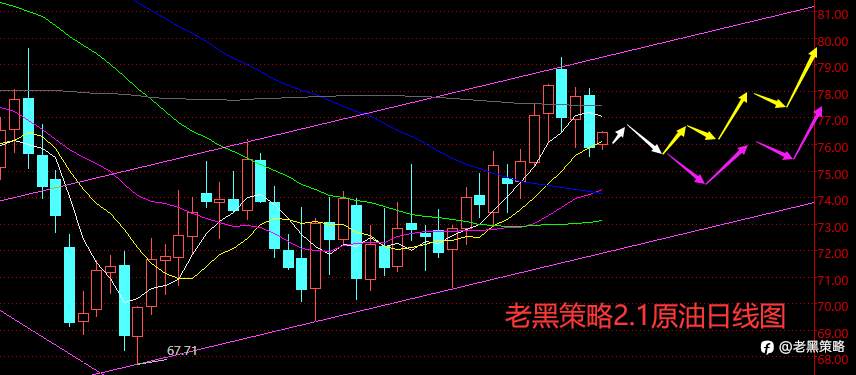 老黑策略：2.1外汇、黄金、原油分析策略