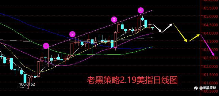 老黑策略：2.19外汇、黄金、原油分析策略