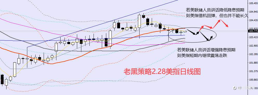 老黑策略:2.28外汇、黄金、原油分析策略
