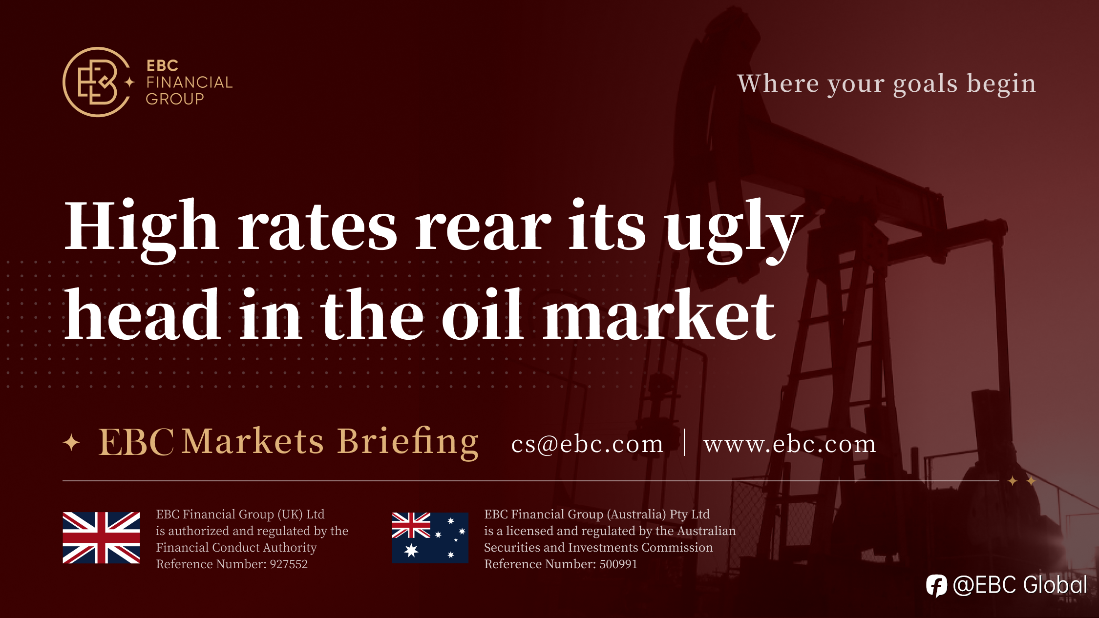 EBC Markets Briefing | High rates rear its ugly head in the oil market