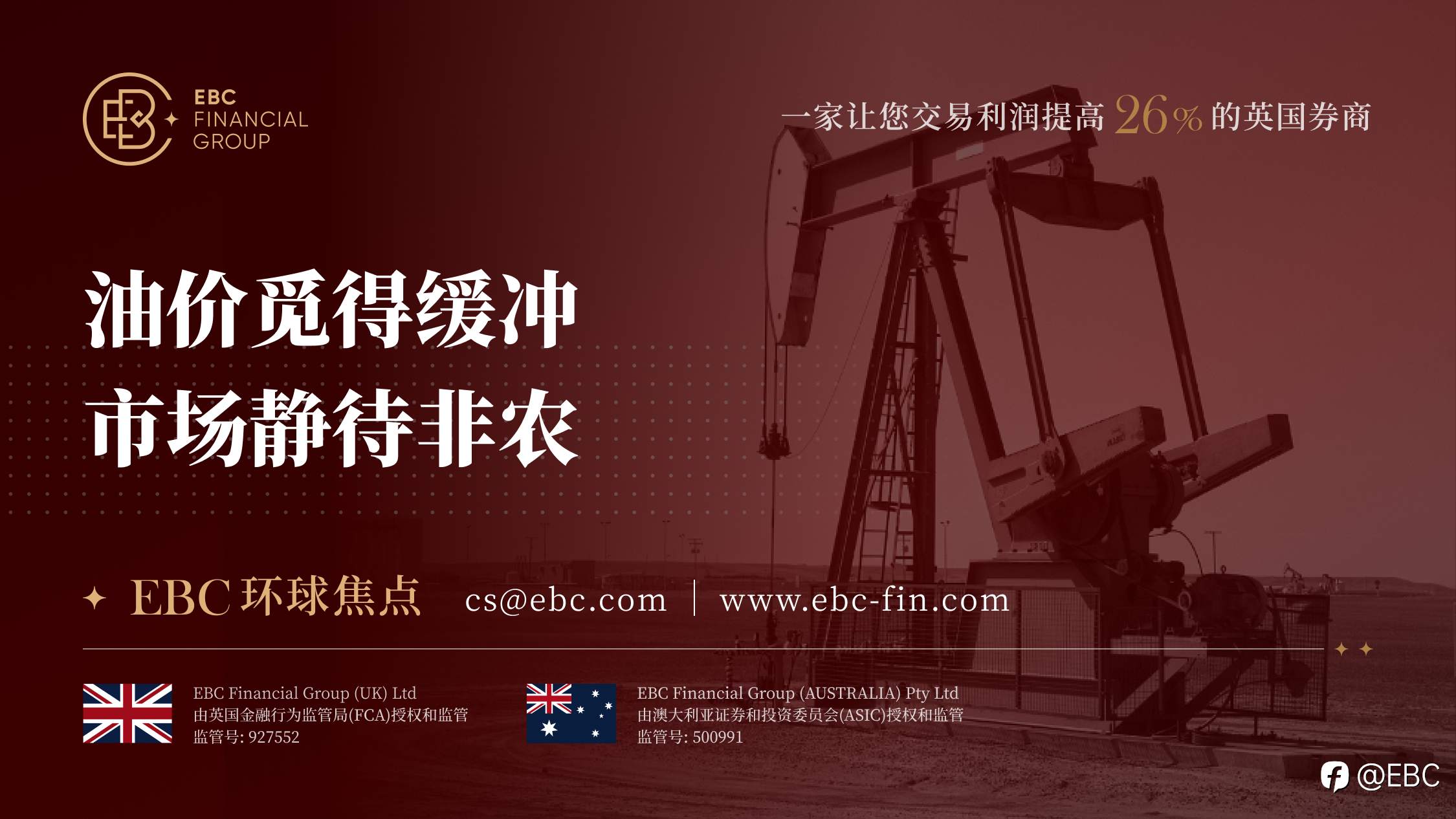 EBC环球焦点|油价觅得缓冲 市场静待非农