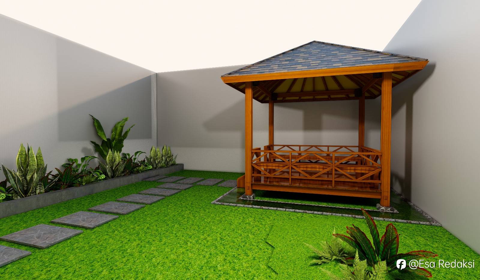 Rumah Mewah 2 Lantai Harga murah persis pintu Tol Jatibening Caman Bekasi