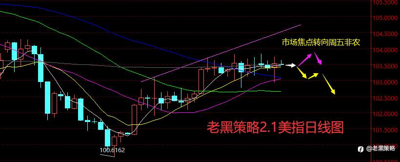 老黑策略：2.1外汇、黄金、原油分析策略