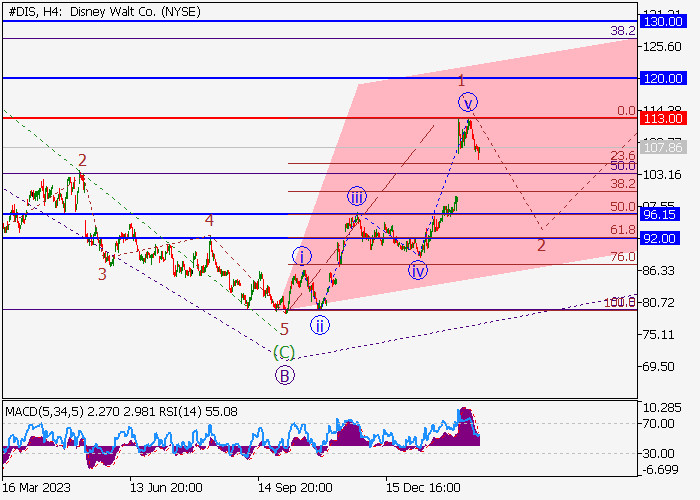 THE WALT DISNEY CO.: WAVE ANALYSIS