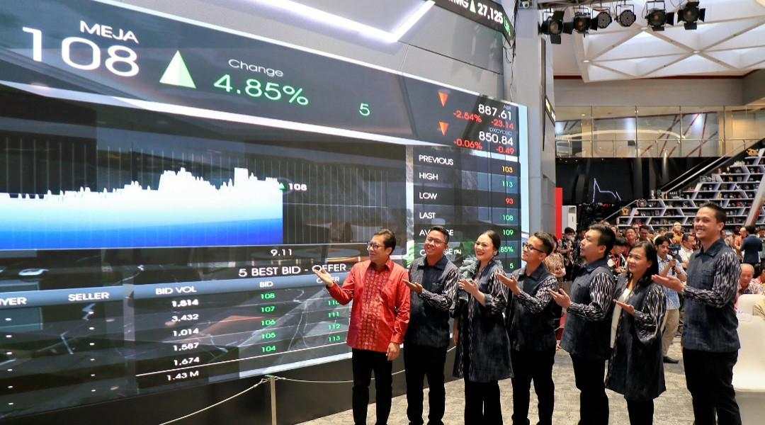 Resmi Melantai di BEI, Saham MEJA Mulai Menghijau