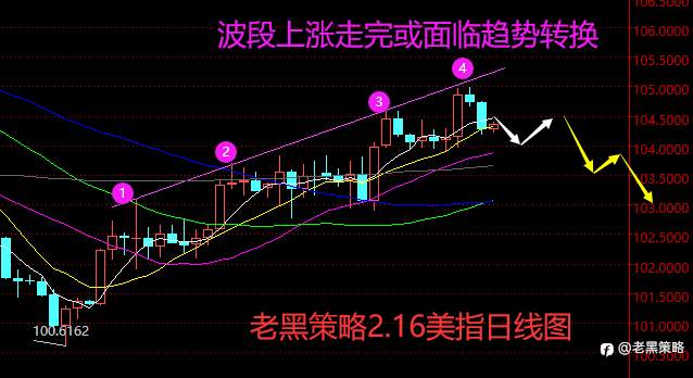 老黑策略：2.16外汇、黄金、原油分析策略