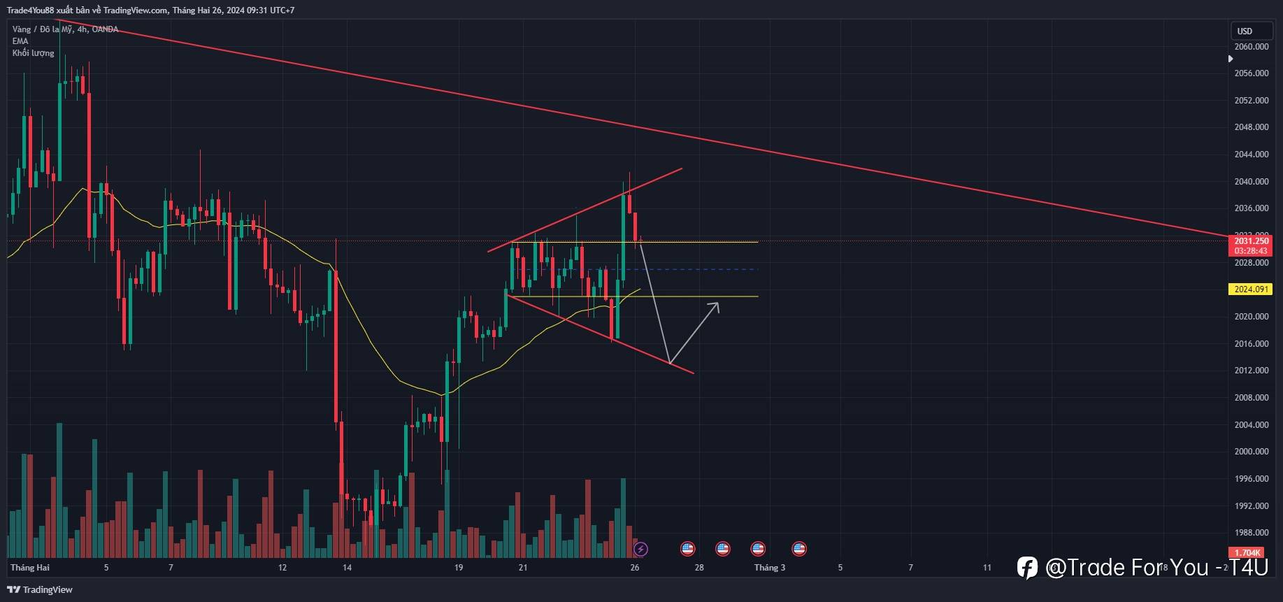 Nhận định Vàng 26/02
