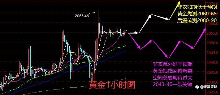 老黑策略：2.2晚盘非农行情预期及分析策略