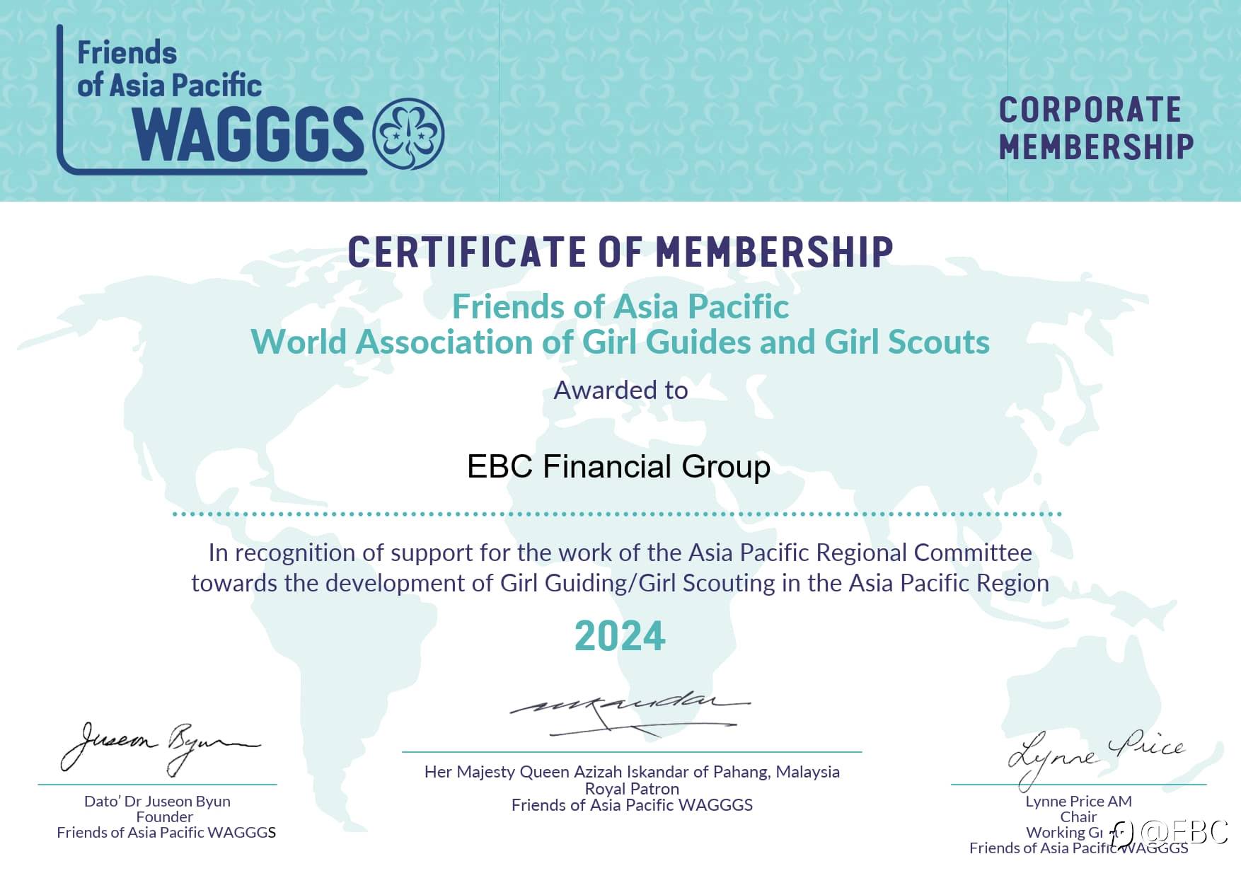 EBC携手世界女童军协会：赋能女性成长，培养明日领袖