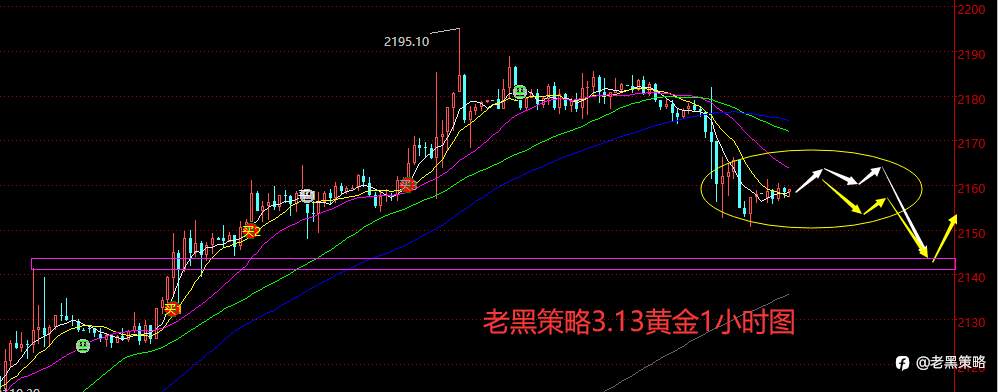 老黑策略：3.13外汇、黄金、原油分析策略