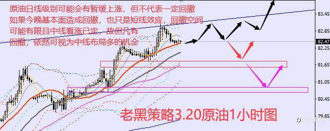 老黑策略:3.20外汇、黄金、原油分析策略