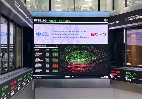 CWG Markets荣膺“英国最佳在线经纪商” 称号，展现金融服务领域的领先实力