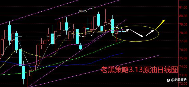 老黑策略：3.13外汇、黄金、原油分析策略