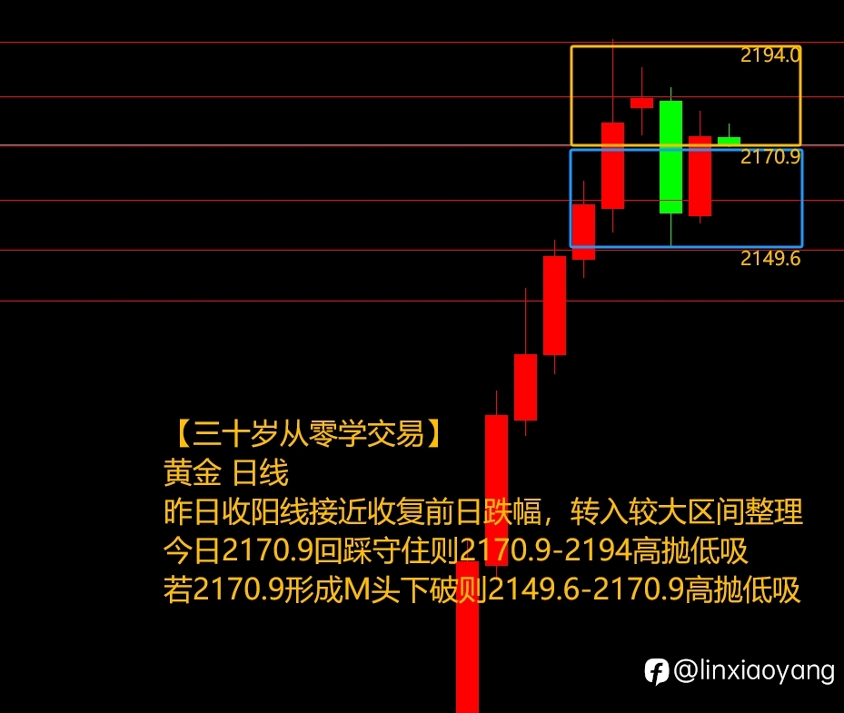 黄金 涨势or筑顶?(三十岁从零学,3千赚100万有多难?)