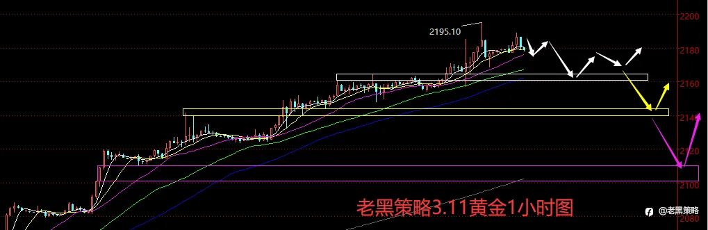 老黑策略：3.11外汇、黄金、原油分析策略