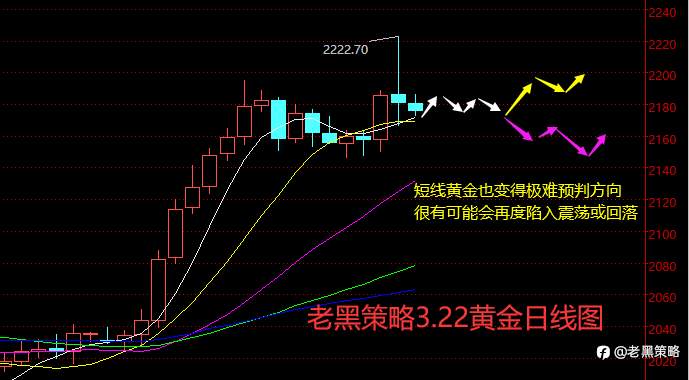 老黑策略：3.22外汇、黄金、原油分析策略