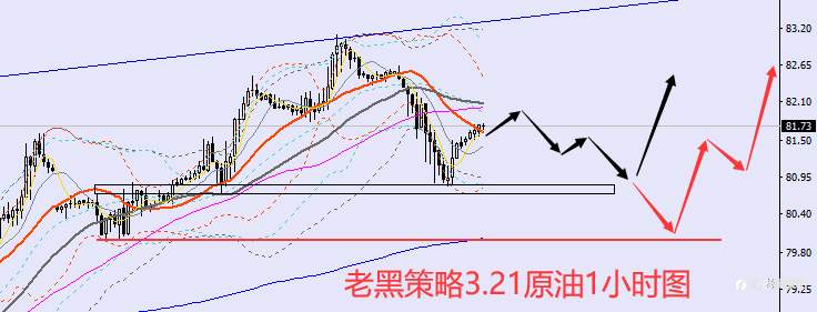 老黑策略:3.21外汇、黄金、原油分析策略