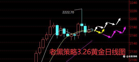 老黑策略:3.26外汇、黄金、原油分析策略