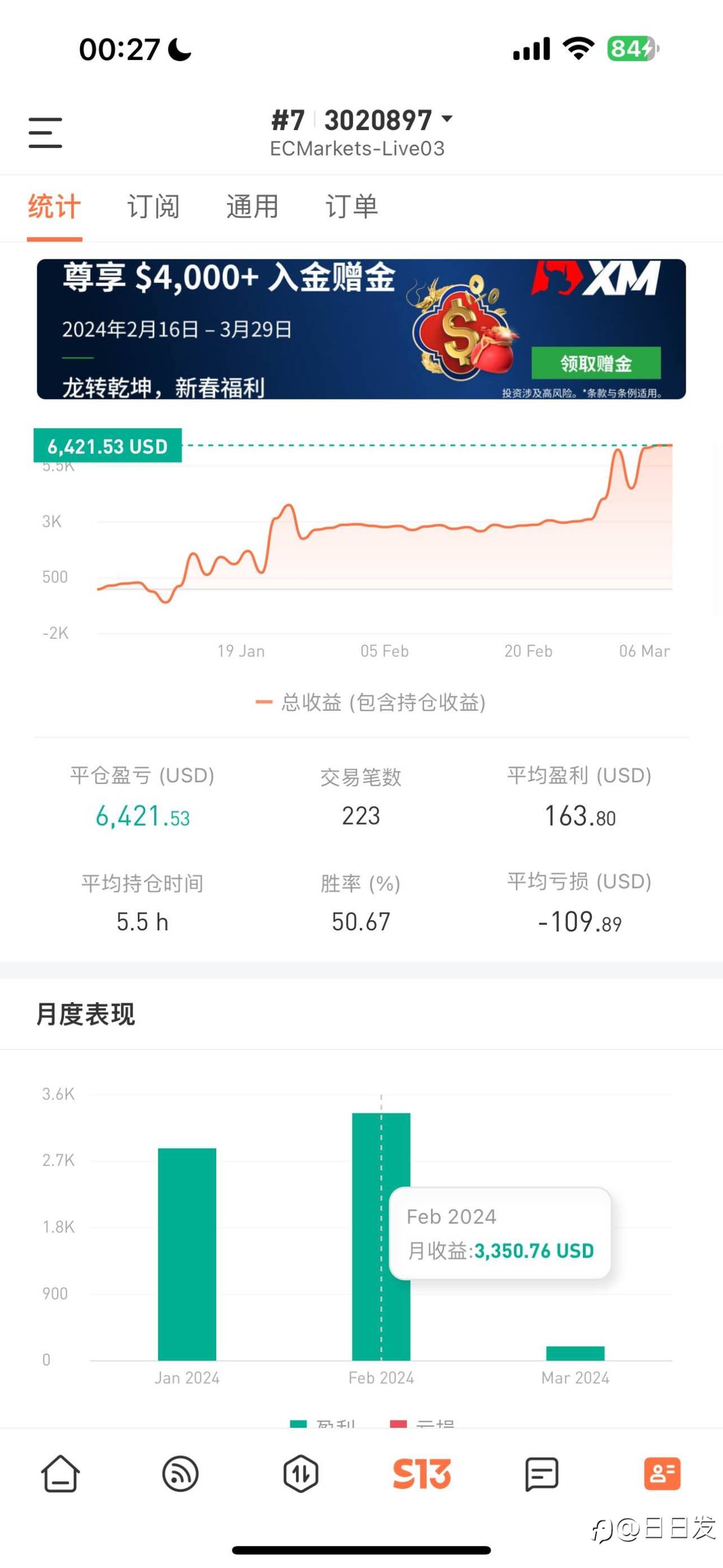 总结一下二月的交易情况