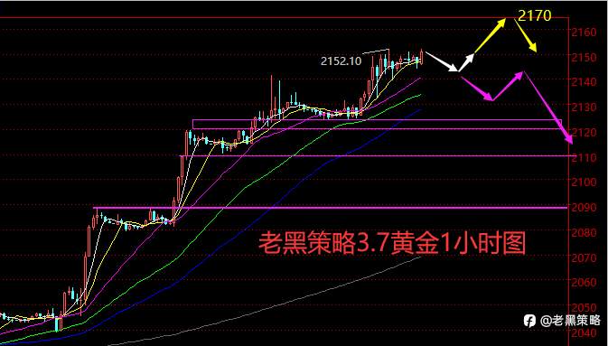 老黑策略：3.7外汇、黄金、原油分析策略