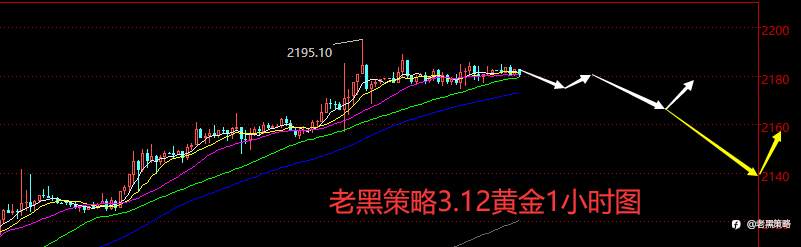 老黑策略：3.12外汇、黄金、原油分析策略