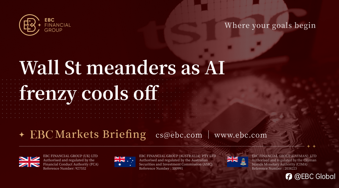 EBC Markets Briefing | Wall St meanders as AI frenzy cools off