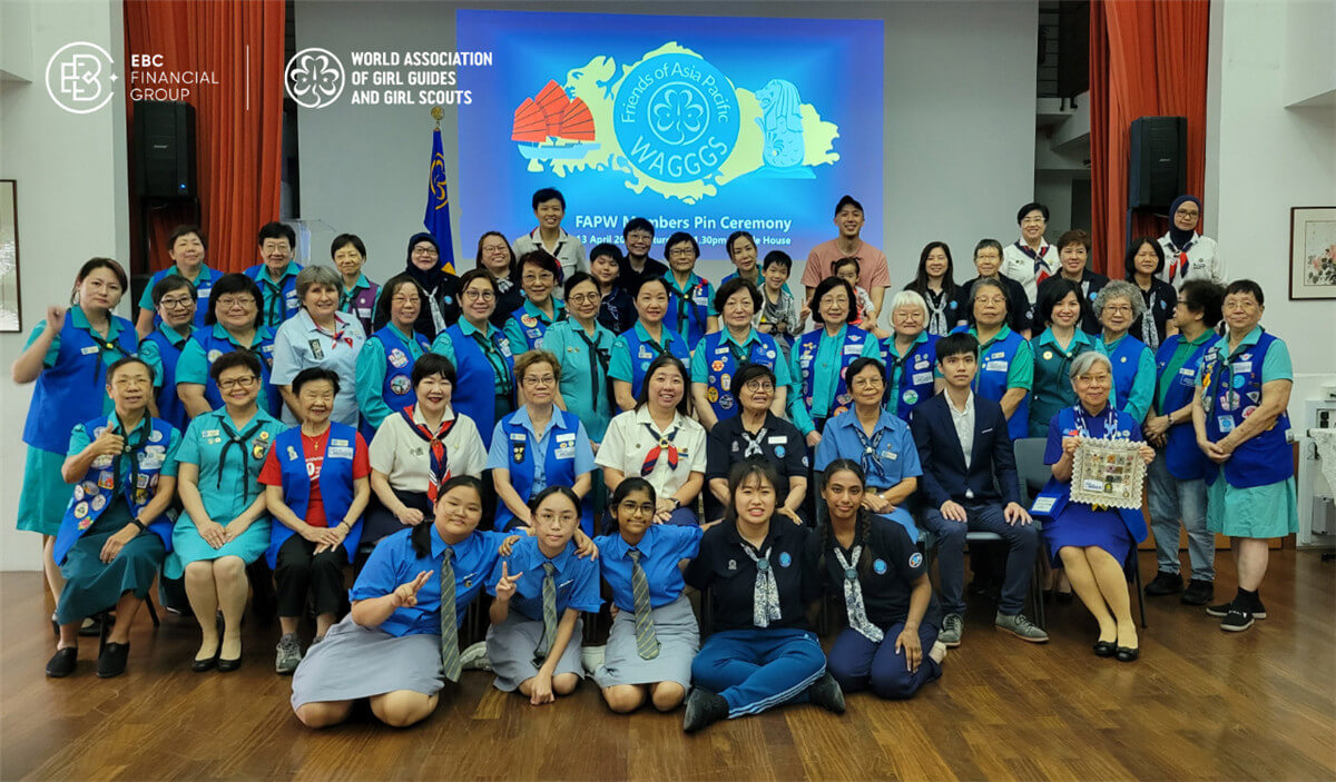EBC Financial Group Recognized as Friend of Asia Pacific by WAGGGS for Empowering Women Globally