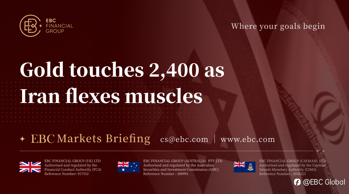 EBC Markets Briefing | Gold touches 2,400 as Iran flexes muscles