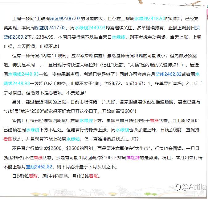 2024年5月20日 现货黄金XAU(一)