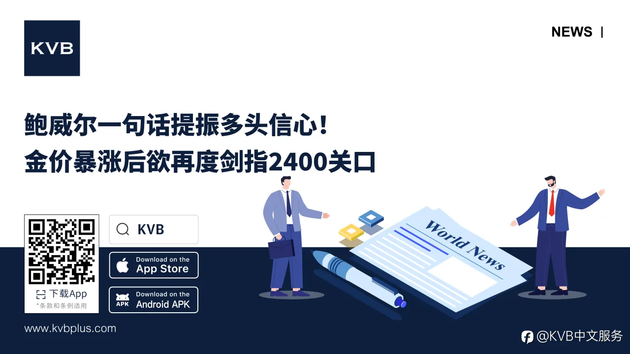 🚨鲍威尔一句话提振多头信心！金价暴涨后欲再度剑指2400关口 😲