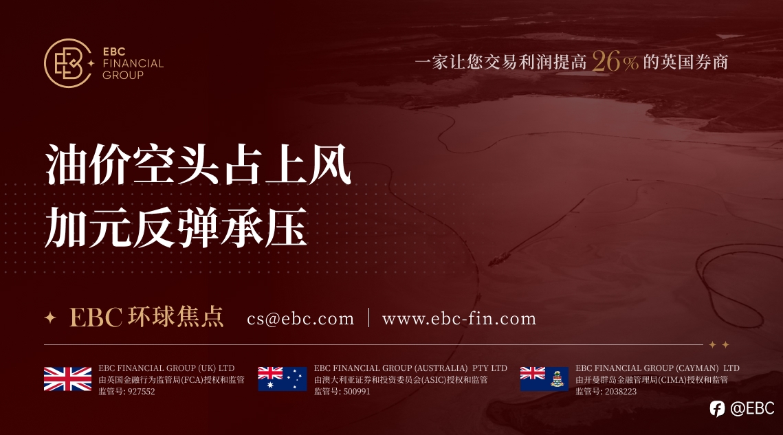 EBC环球焦点|油价空头占上风 加元反弹承压