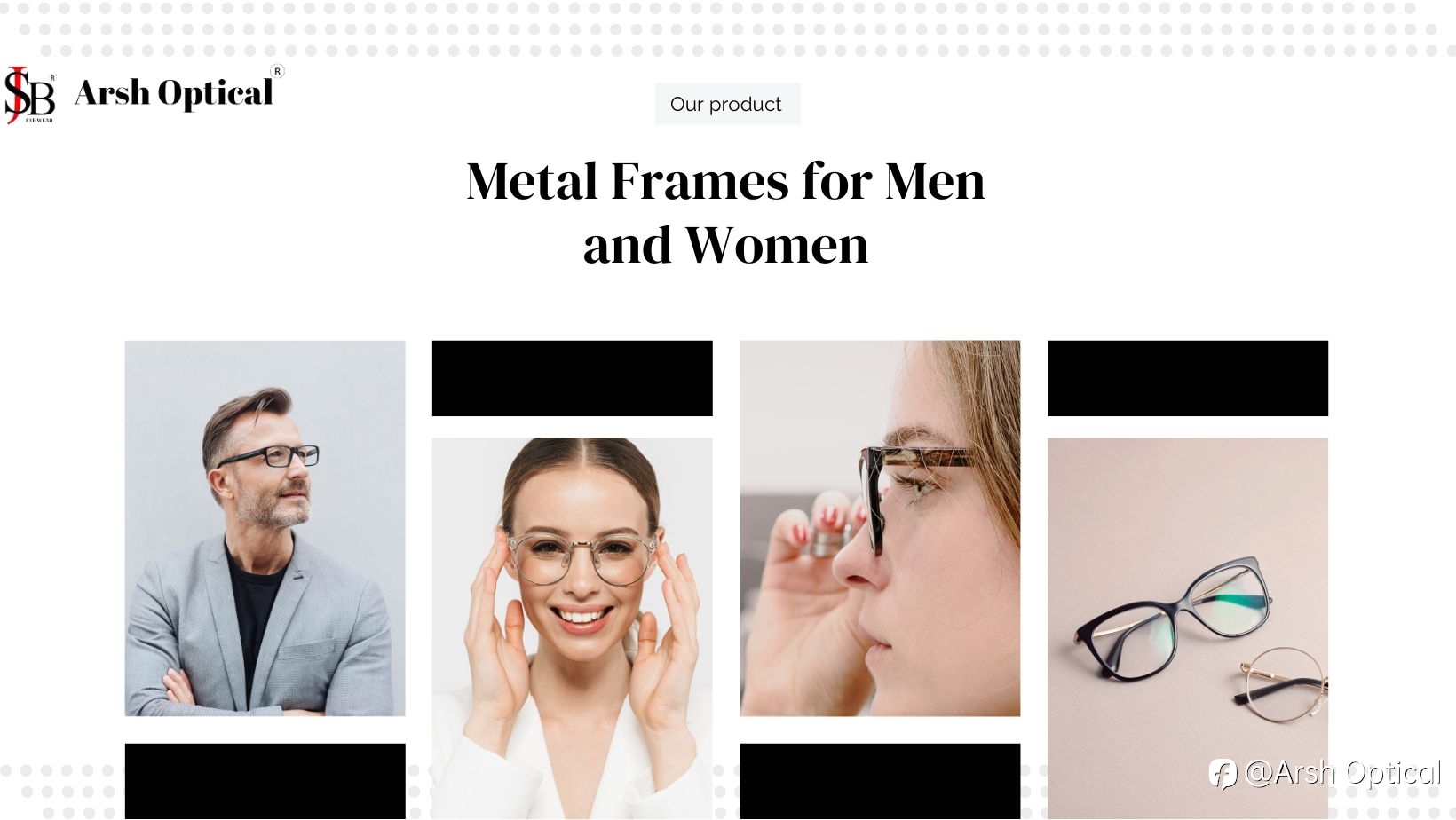 Explore Stylish Metal Glasses Frames for Men and Women at Affordable Price
