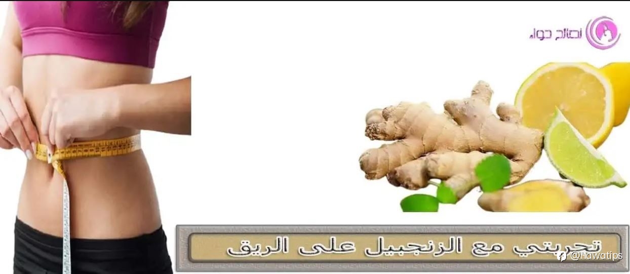 فوائد الزنجبيل على الريق للكرش